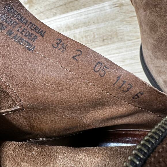 Paul Green NWOB Nicole Tan Soft Suede Western Almond Boot Size 3.5 (US 6) Bootie - Picture 8 of 11